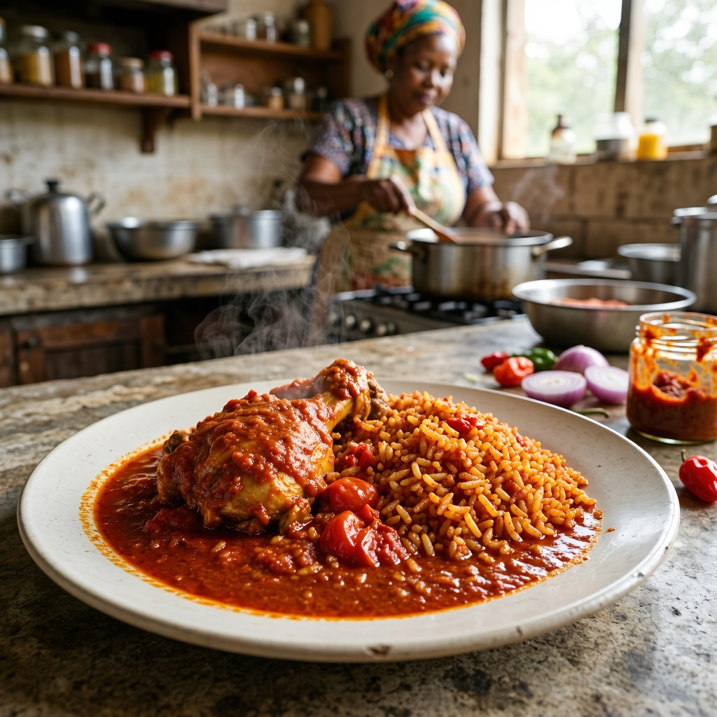 Rich African tomato dish
